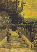 Vincent Van Gogh Small way in Montmartre oil